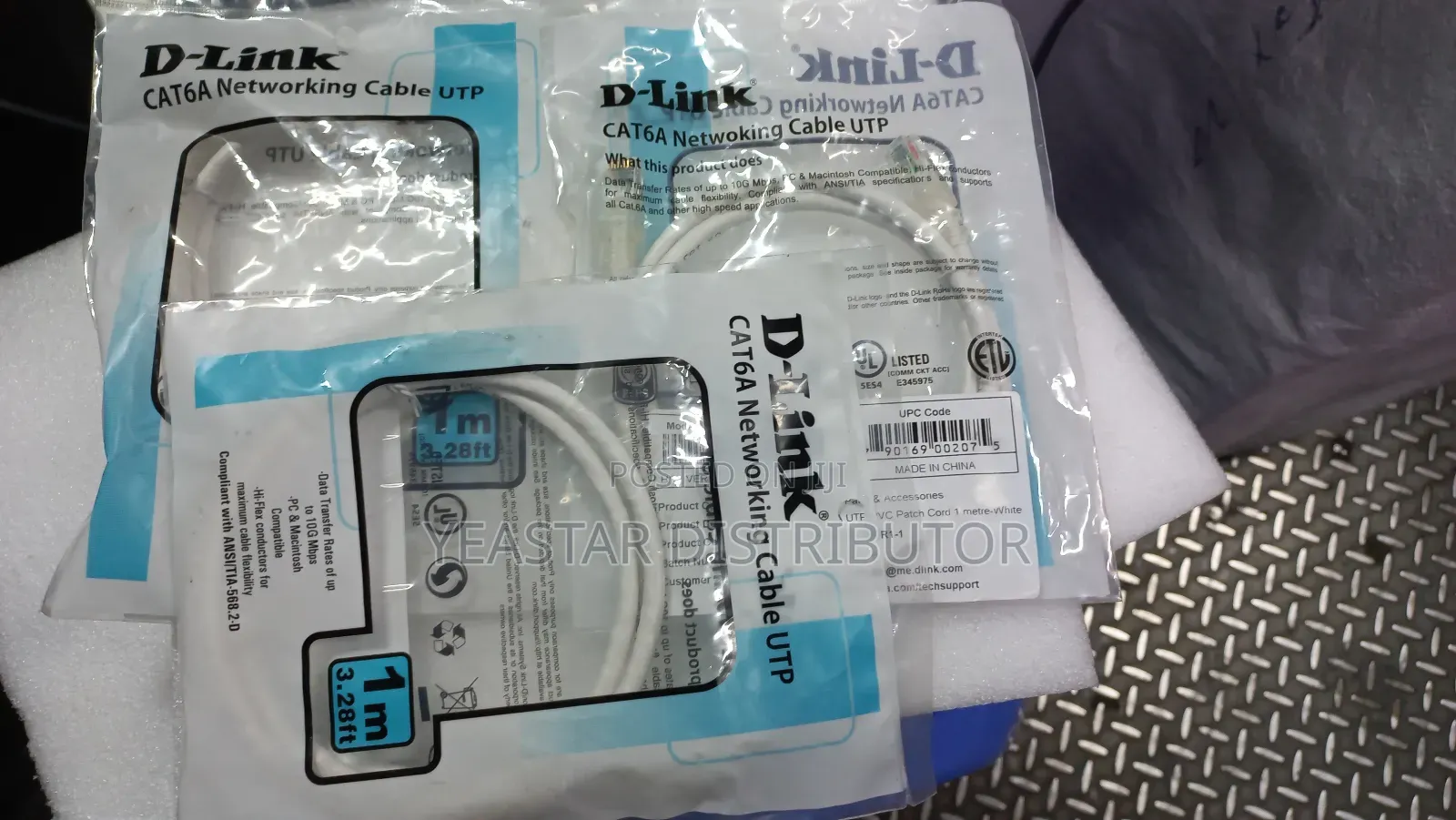 1 MTR D-Link Patchcord Cat 6 Utp