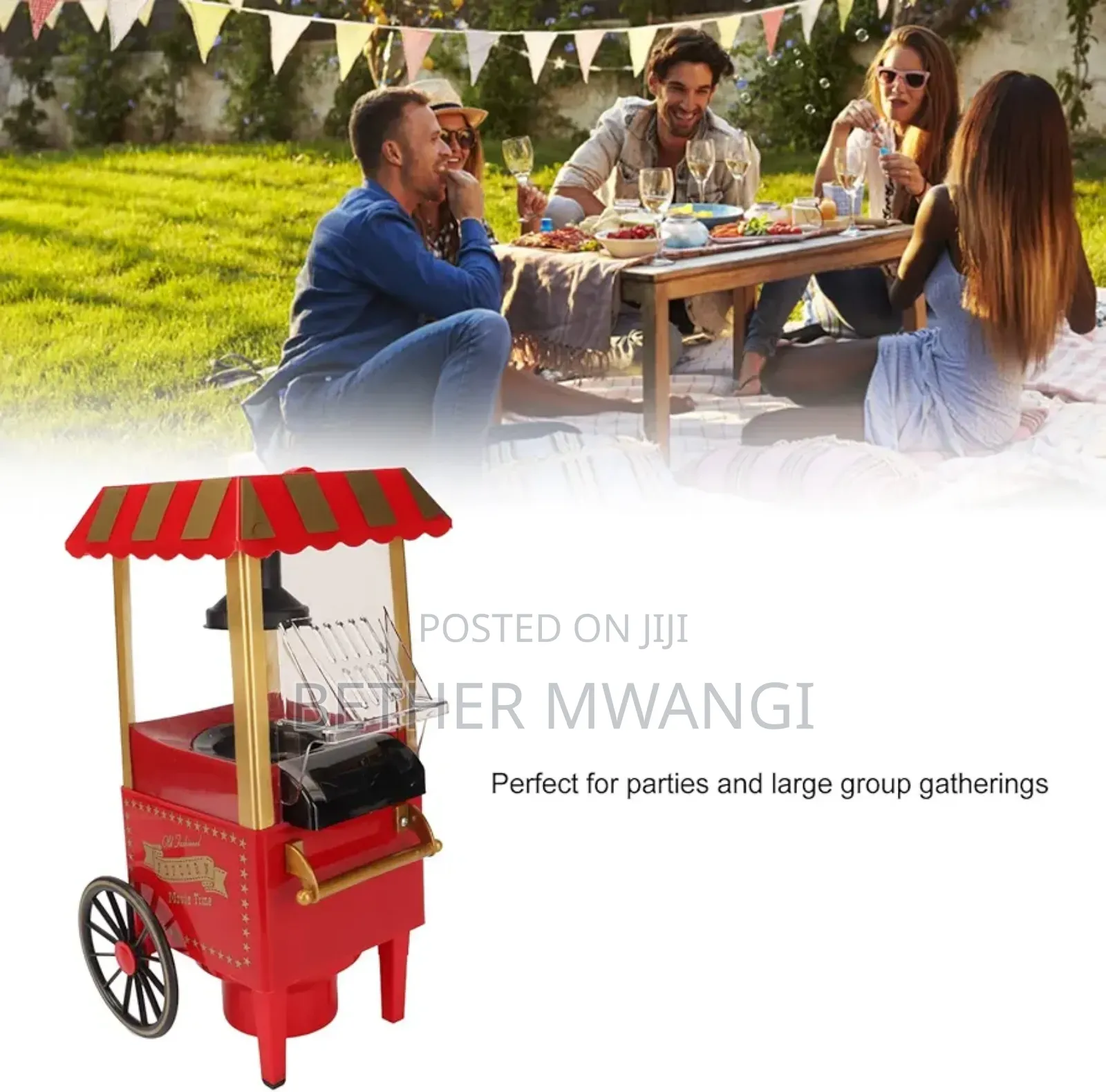 Mini Electric Popcorn Maker Machine