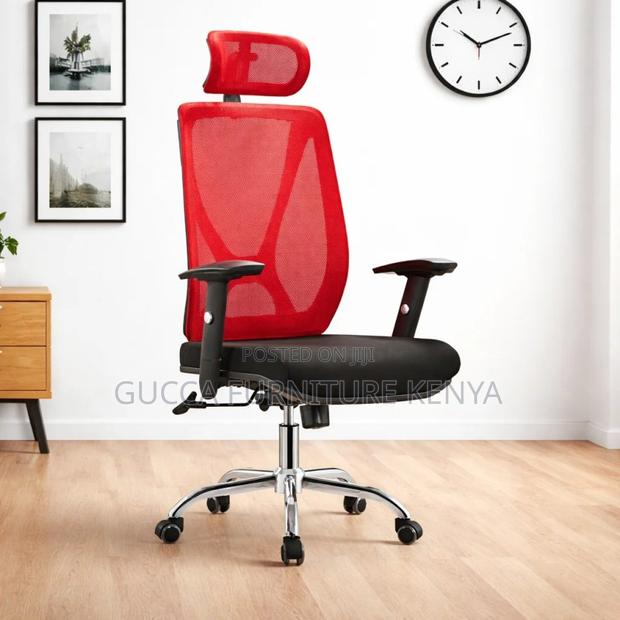 Modern Executive High-back Mesh Office Chair - thumbnail 3