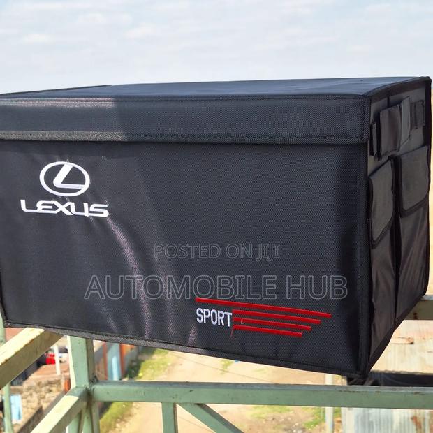 Lexus Premium Trunk Organizer – Luxury Multi-Storage Cargo Box - main view