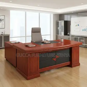Boss Executive L-shaped Office Table-180cm