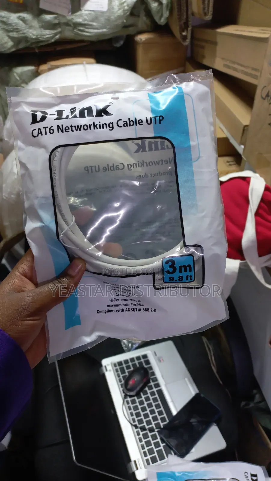 3meter D-Link Patchcord Cat6 Utp