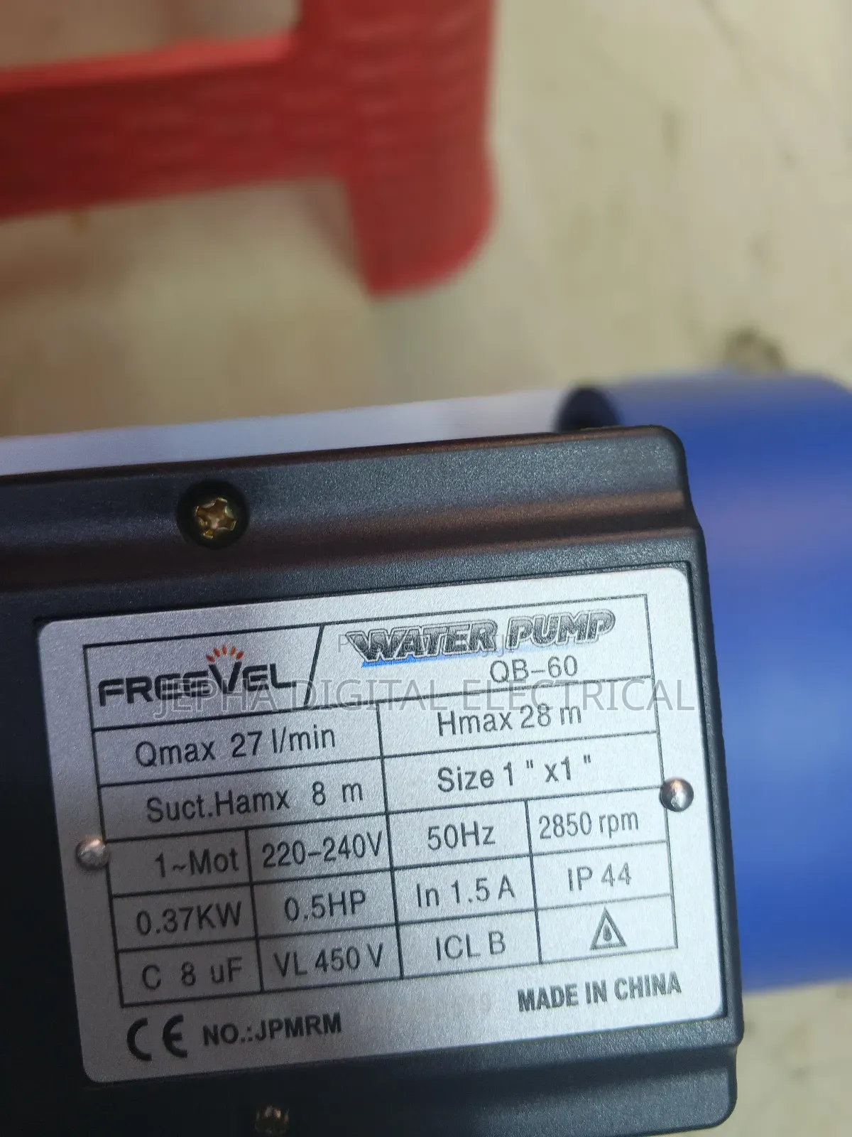 0.5 Freevel Water  Pump