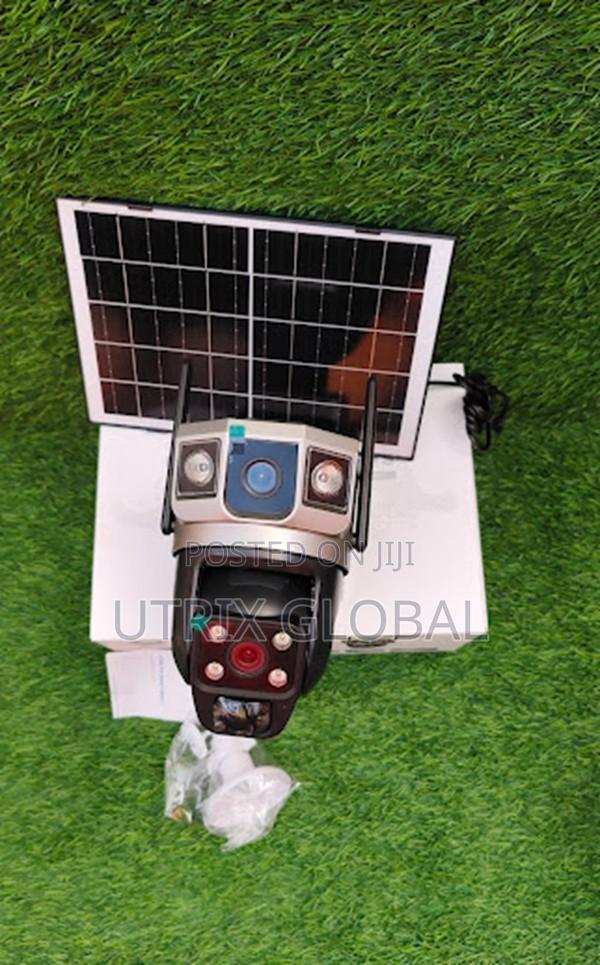 Dual Lens 4g Solar Ptz Cctv Camera