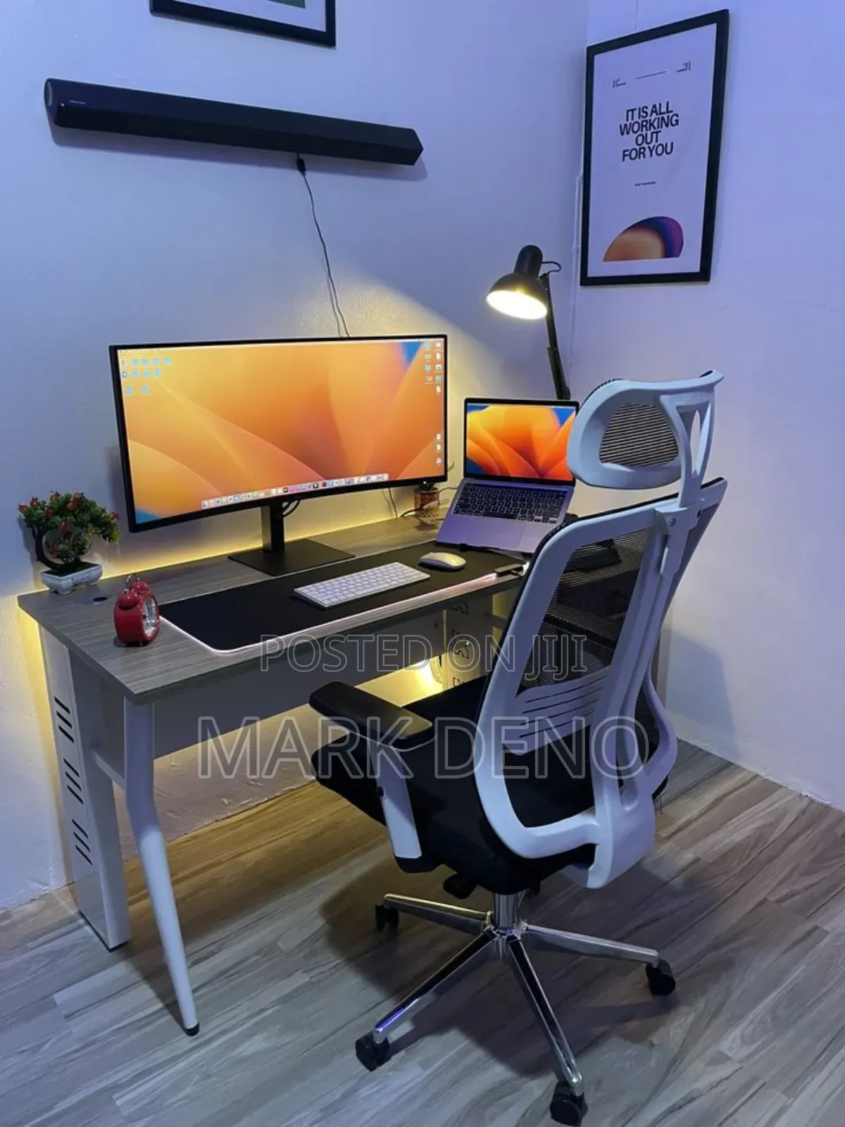 Ergonomic High-Back Office Chair – Adjustable Comfortable