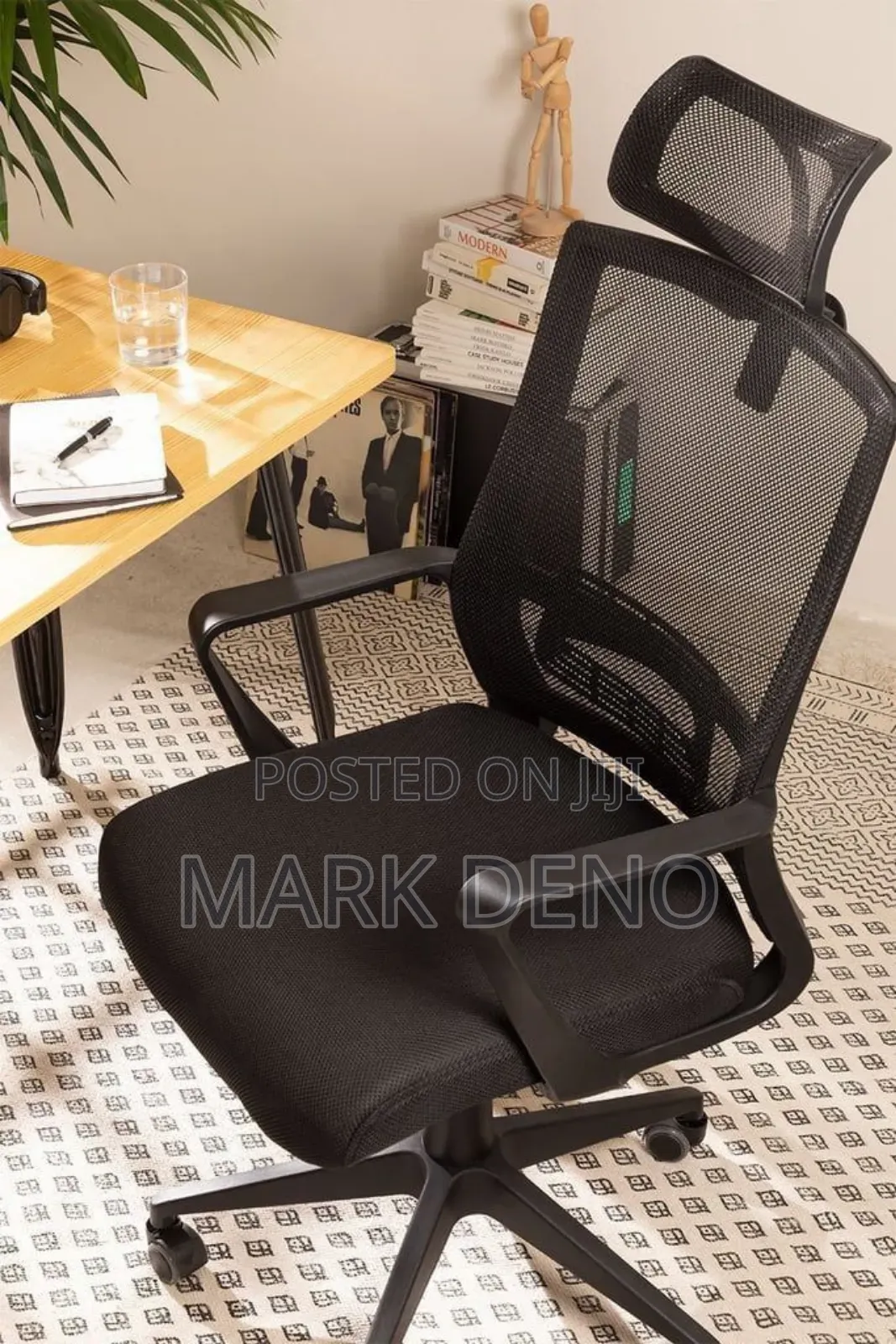 Ergonomic High-Back Office Chair – Adjustable Comfortable