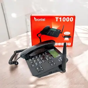 Adjustable Volume Bontel T1000 Dual Sim GSM Landline Desktop Phone