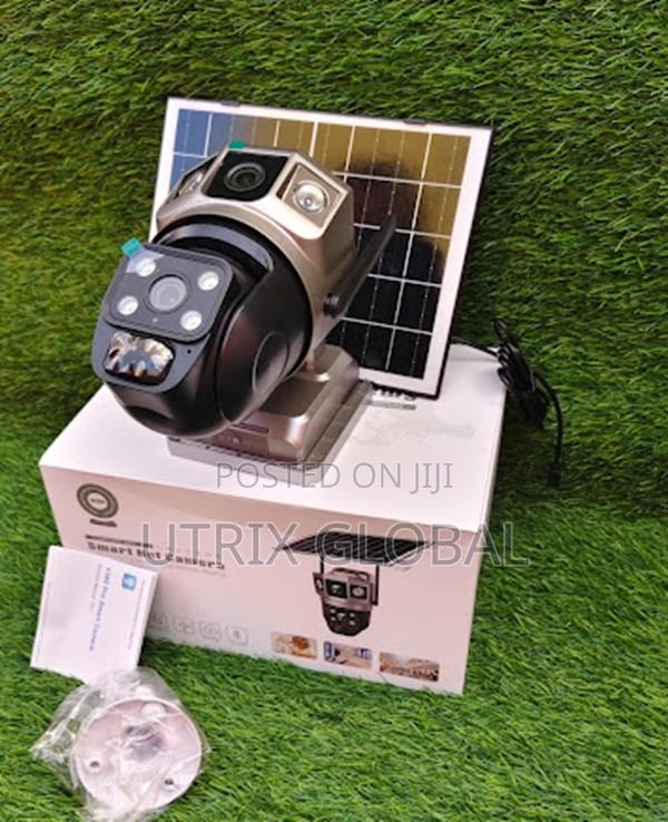 4g Outdoor Ptz Solar Camera Two Lens Hd
