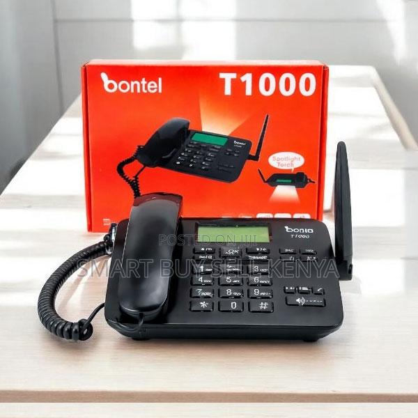 Multiple Ringtone Bontel T1000 Dual Sim GSM Landline Desktop Phone