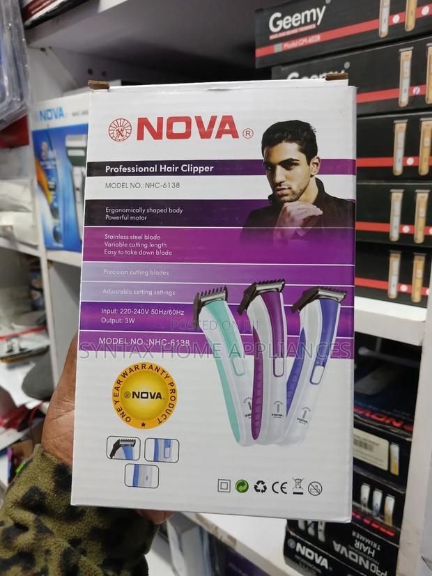 Nova Professional Hair Clipper, NHC- 6138 - thumbnail 3