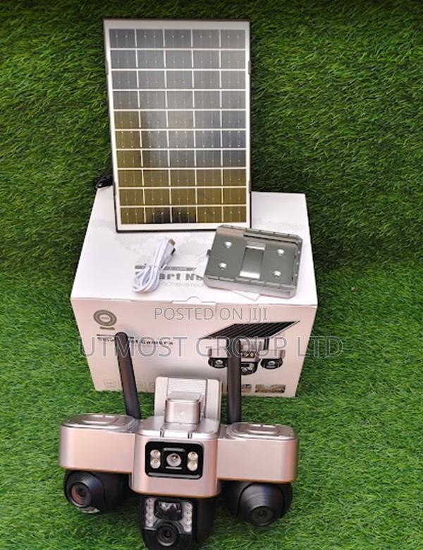 3 Lens 4g Solar Camera Full App Pan Tilt Control - main view