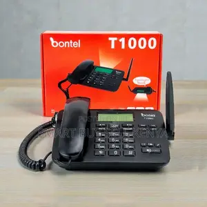 Backlit LCD Display Bontel T1000 Dual Sim GSM Landline Desktop Phone
