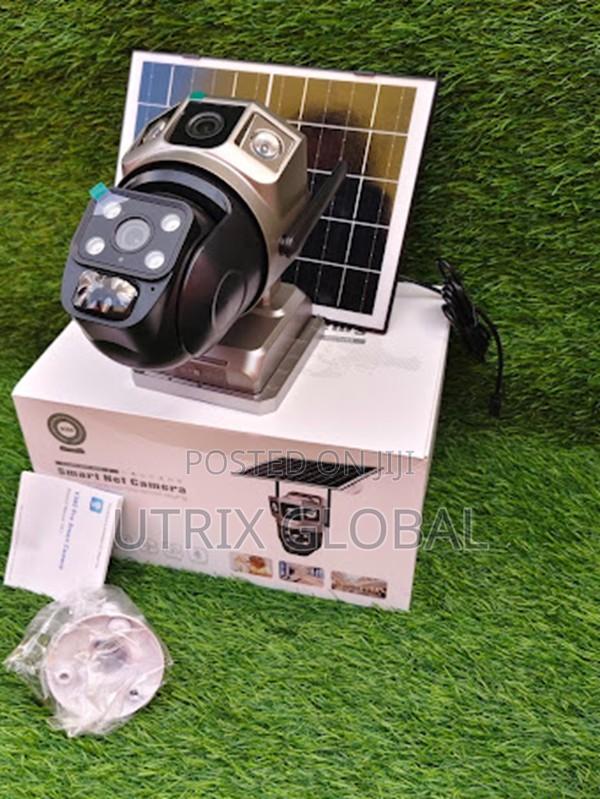 Solar Powered 4g Ptz Camera Dual Lens Hd