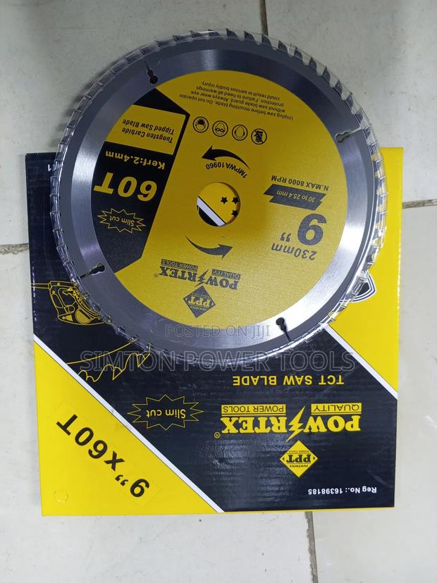 9-Inch 60t Powertex TCT Saw Blade