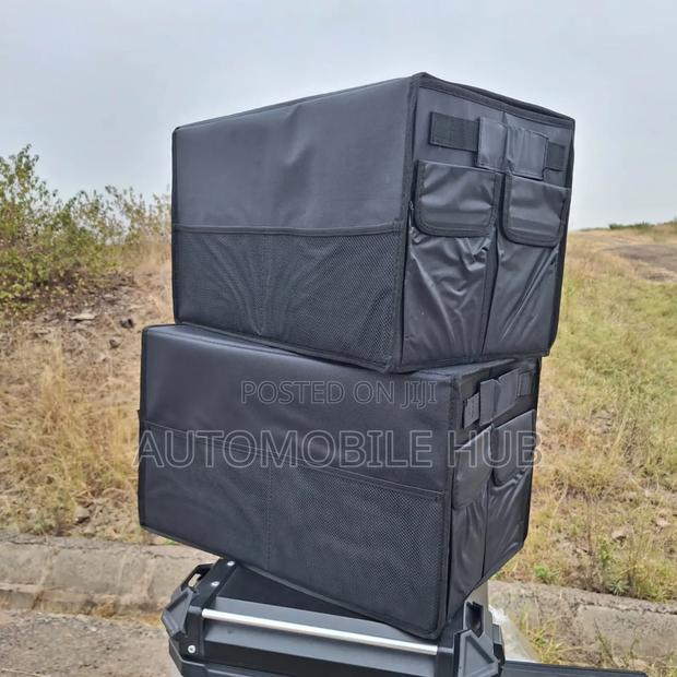 Non-Branded Car Boot Storage Organizer – Foldable Multi-Compartment