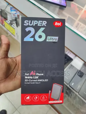 New Itel S26 Ultra 256 GB Black