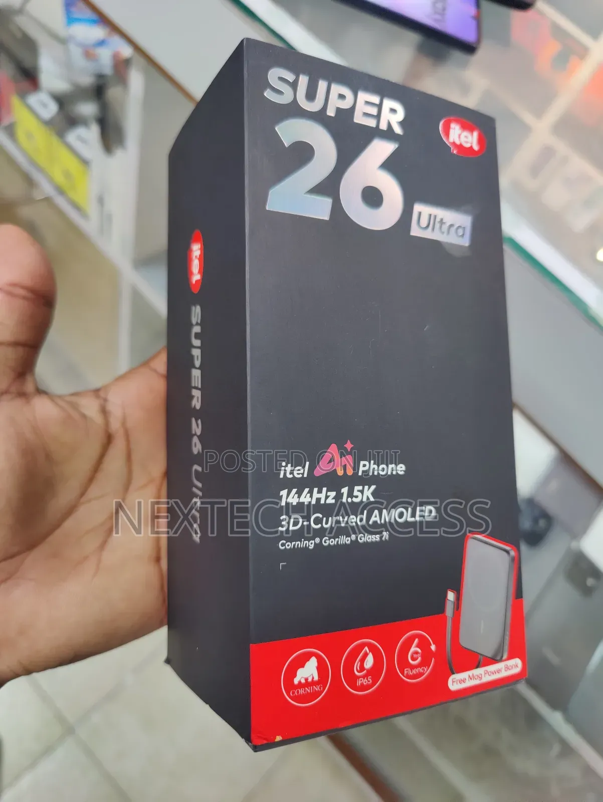 New Itel S26 Ultra 256 GB Black