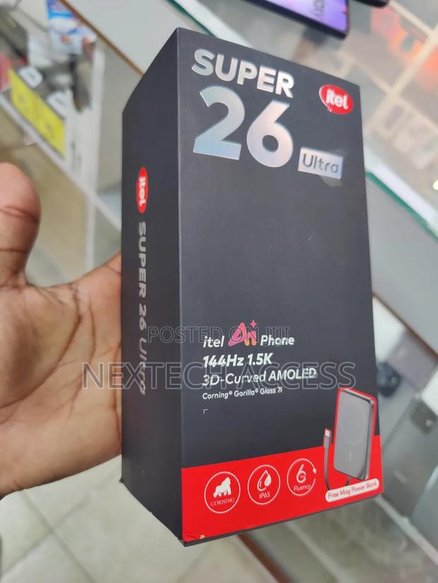 New Itel S26 Ultra 256 GB Black - thumbnail 3