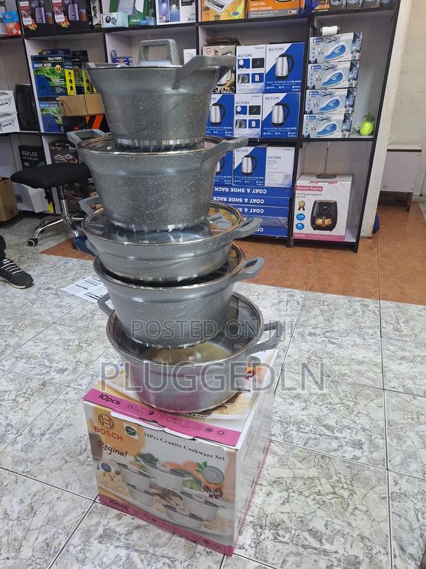 Bosch Regina 10pcs Granite Cookware Sets. - main view