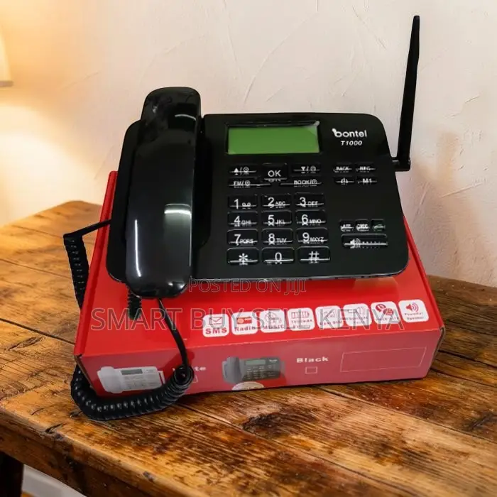 Fast Dialling Bontel T1000 Dual Sim GSM Fixed Landline Desktop Phone