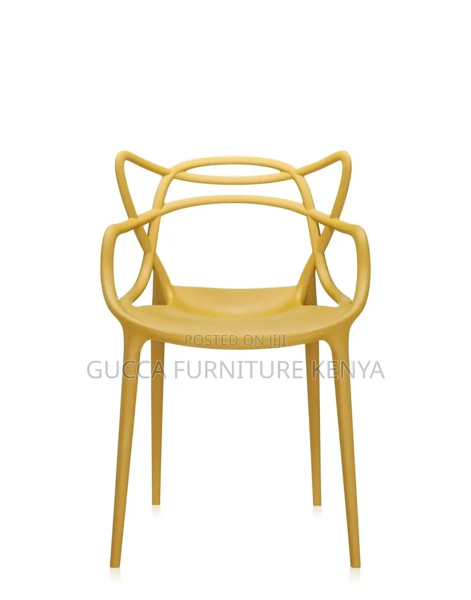 Modern Outdoor Plastic Bistro Arm Chair