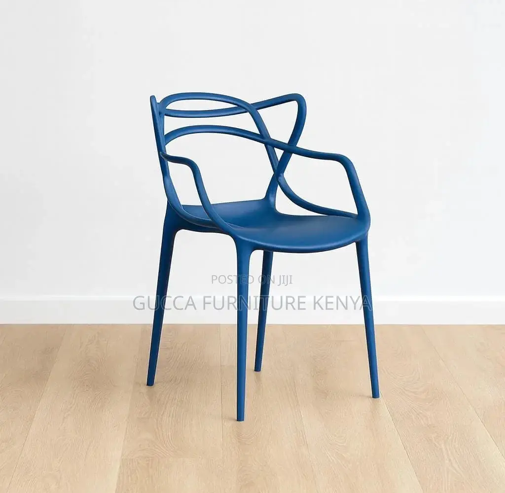 Modern Outdoor Plastic Bistro Arm Chair