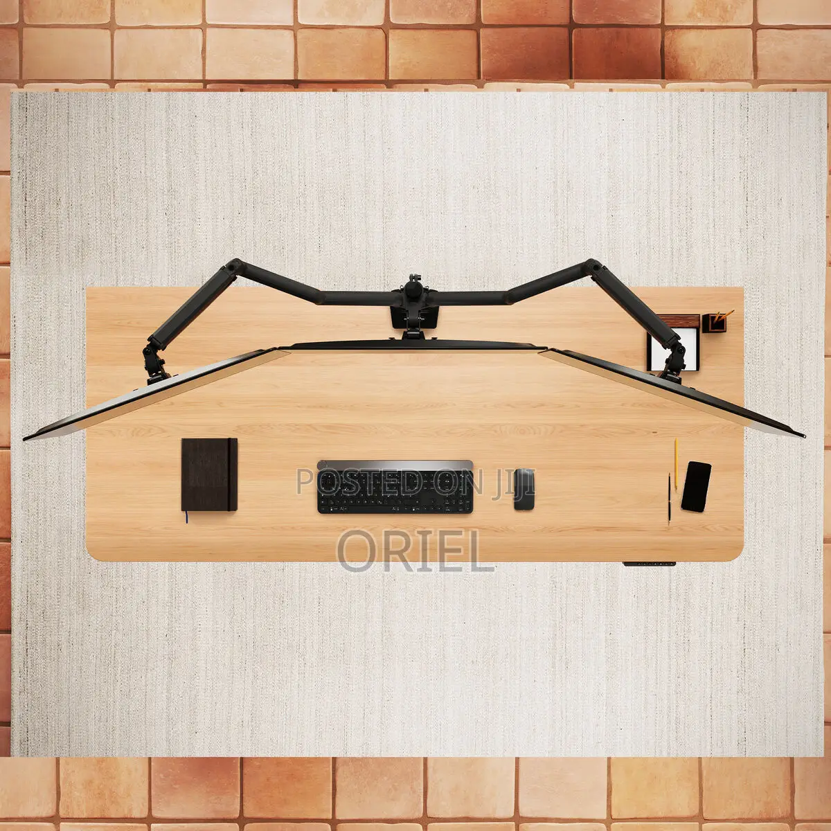 Modern Electric Desk : 2m Electric Height Adjustable Desk
