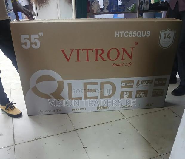 Vitron 55inches Smart Qled Frameless Tv With Bluetooth - main view