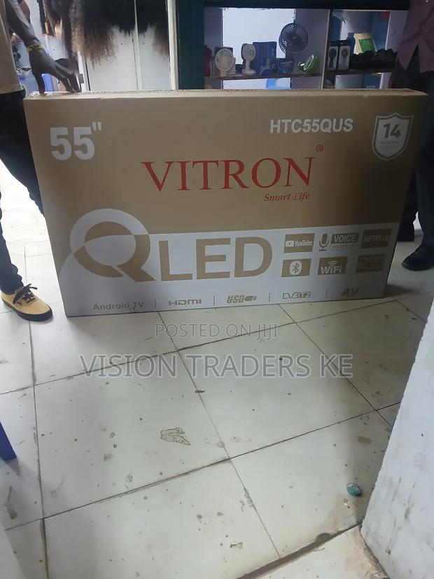 Vitron 55inches Smart Qled Frameless Tv With Bluetooth - thumbnail 2