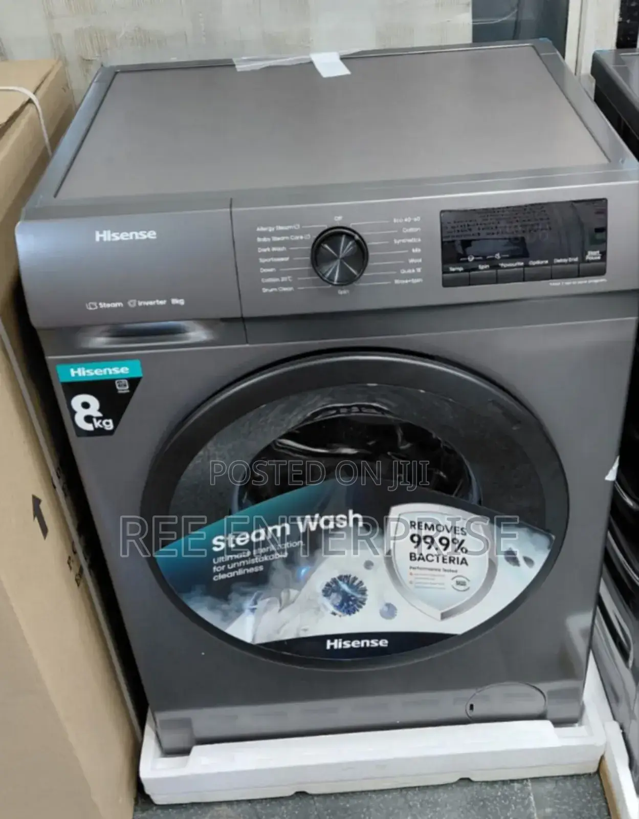 Brand New ""Hisense 8kg Wash And Spin Front Load Washing Machine
