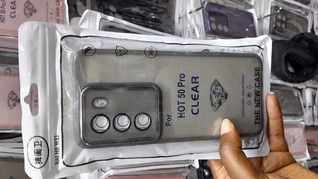 Ryxall Infinix Hot 50 Pro 4g Transluscent Matte Back Case -Gray