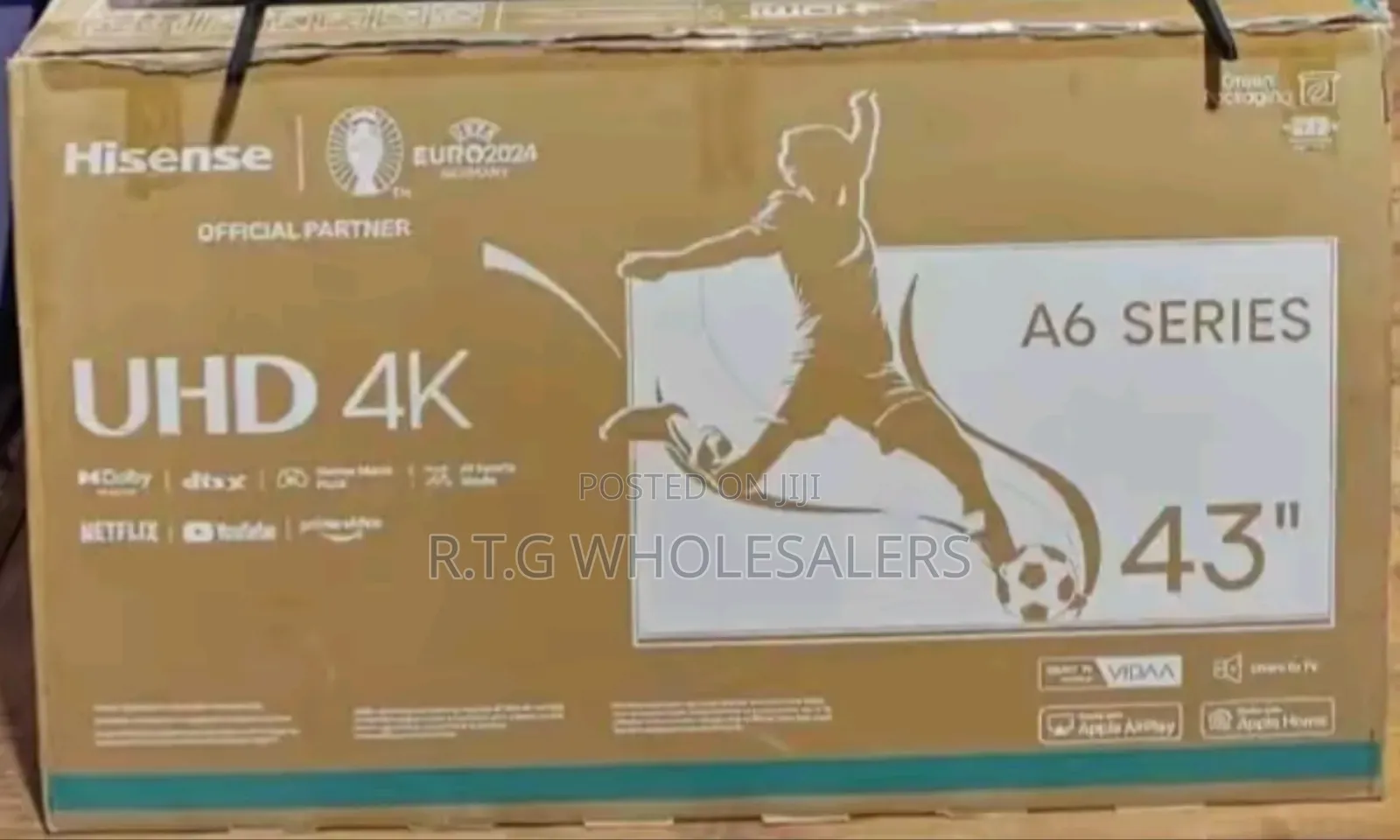 Hisense 43a6qken 43′′ Smart Uhd Frameless Tv