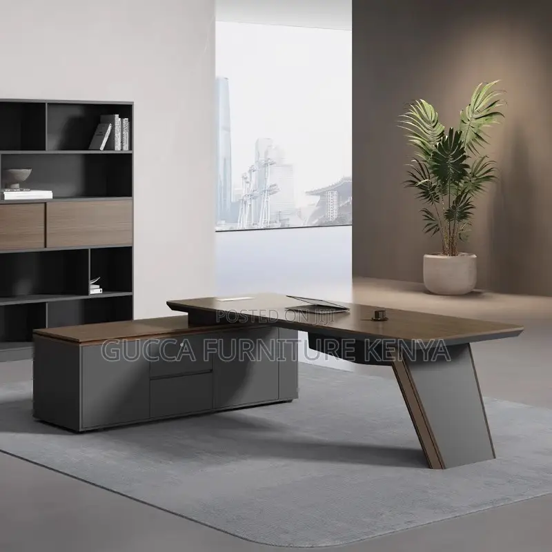 180cm Executive President's L-shaped Office Desk