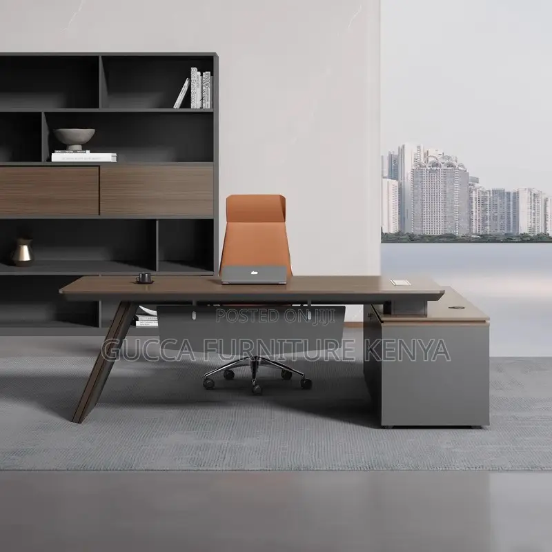 180cm Executive President's L-shaped Office Desk