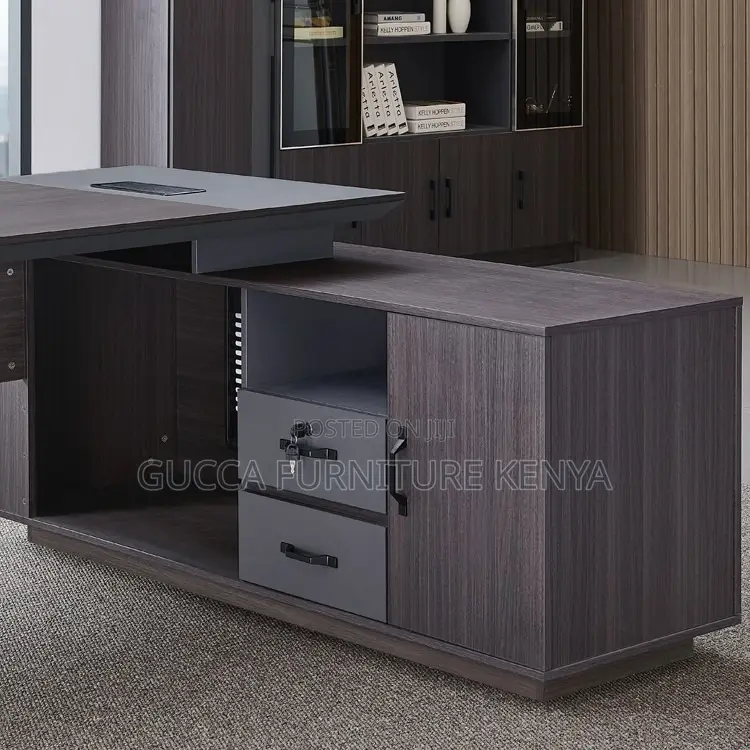180cm Executive President's L-shaped Office Desk