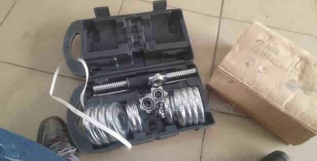 Colour Silver 15kgs Chrome Dumbels - main view