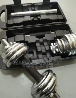 Pay on Delivery New 15kgs Chrome Dumbels