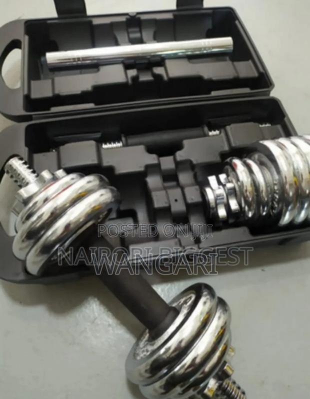 Pay on Delivery New 15kgs Chrome Dumbels - main view