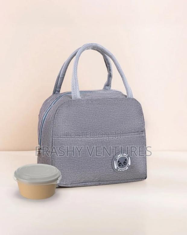 Grey Insulated Lunch Bags - thumbnail 3
