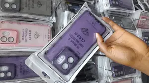 Hikesi Infinix Hot 50i Cover New Premium Transluscent -Purple