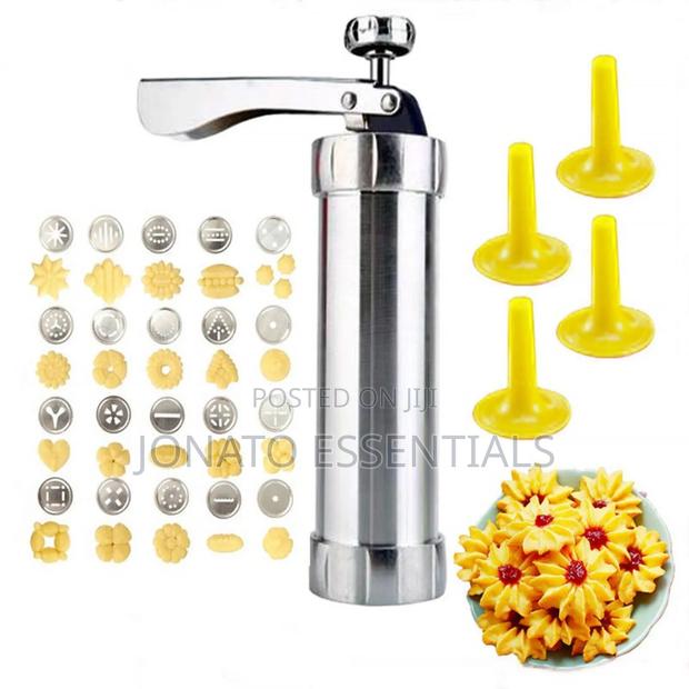 Stainless Steel Cookie Press Biscuit Maker Icing Gun Set Kenya