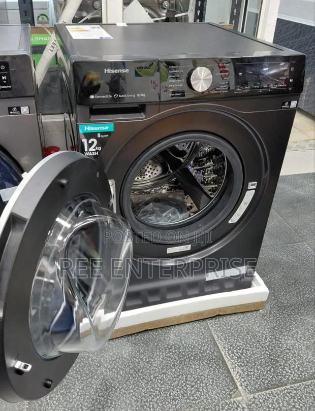 Front Load Wash And Dry Hisense 12/8kg Washing Machine - main view
