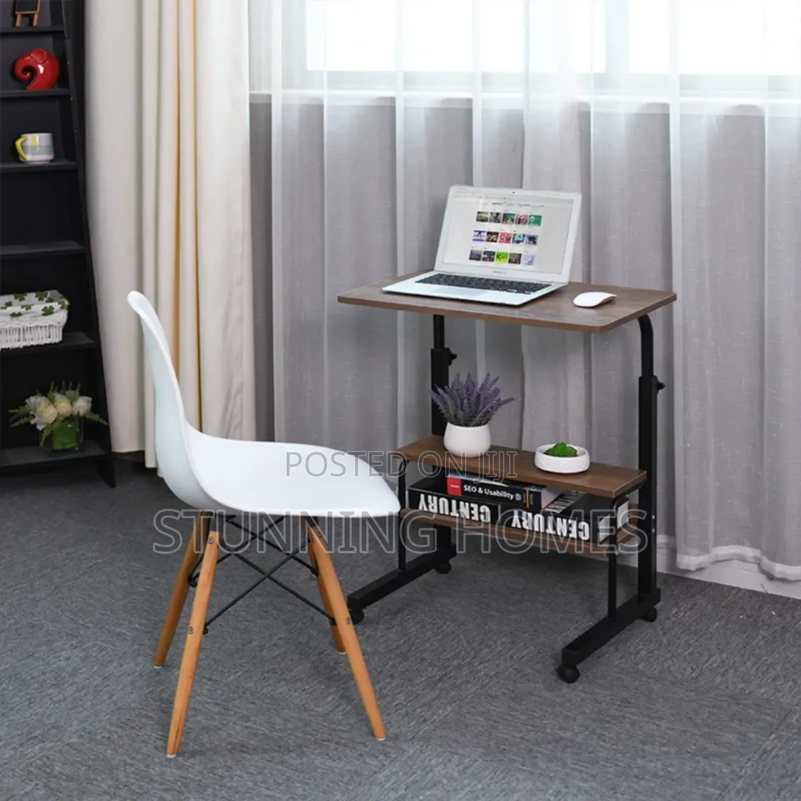 Adjustable Study Desk With Wheels