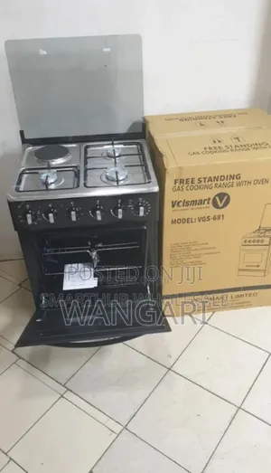 New Model + Electric Oven 60by60 3+1 Volsmart Cooker