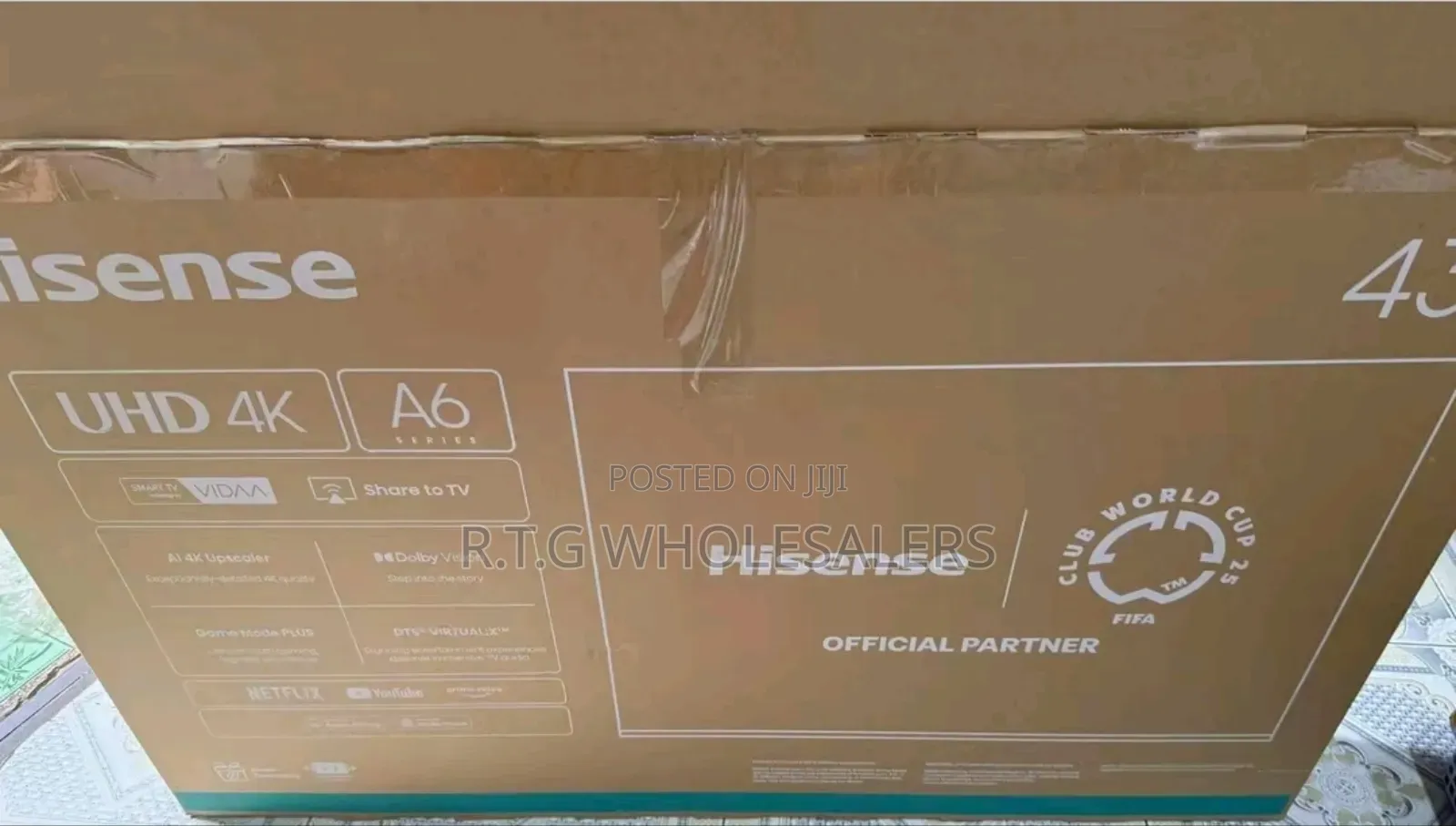 Hisense 43′′ Qled Smart Uhd Tv (Q6 Series)