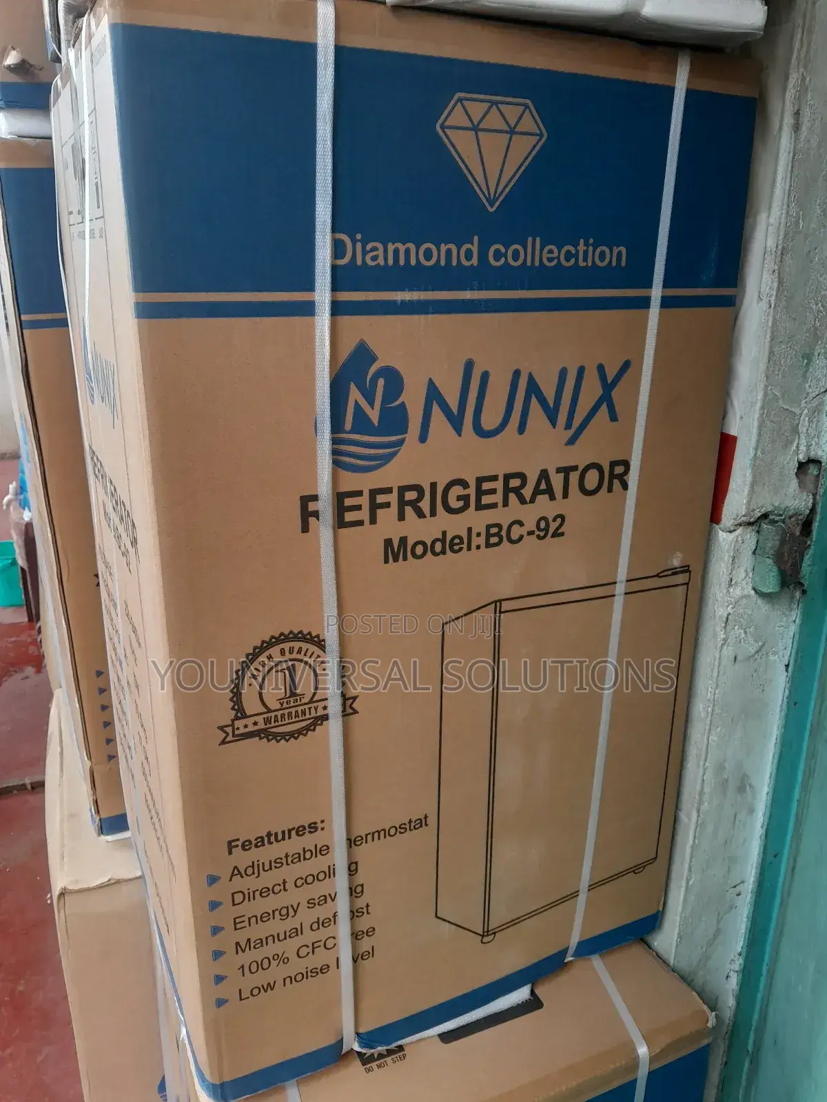 92l Single Door Refrigerator Nunix