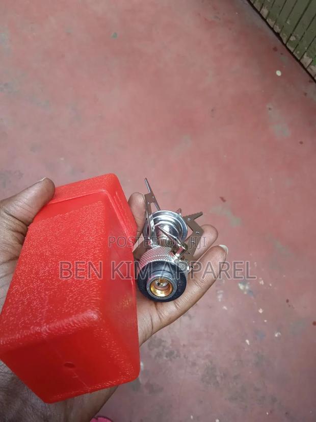 84gms Screw on Type Portable Camping Stove Stainless Steel Pocket Fit - thumbnail 2