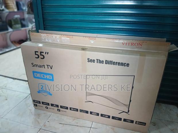 Decho 55inches Smart Android Frameless Tv With Youtube - thumbnail 3
