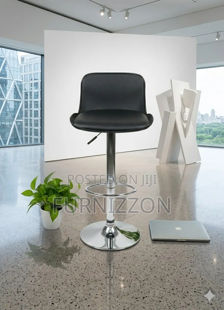 Modern Adjustable Plastic Back Stool