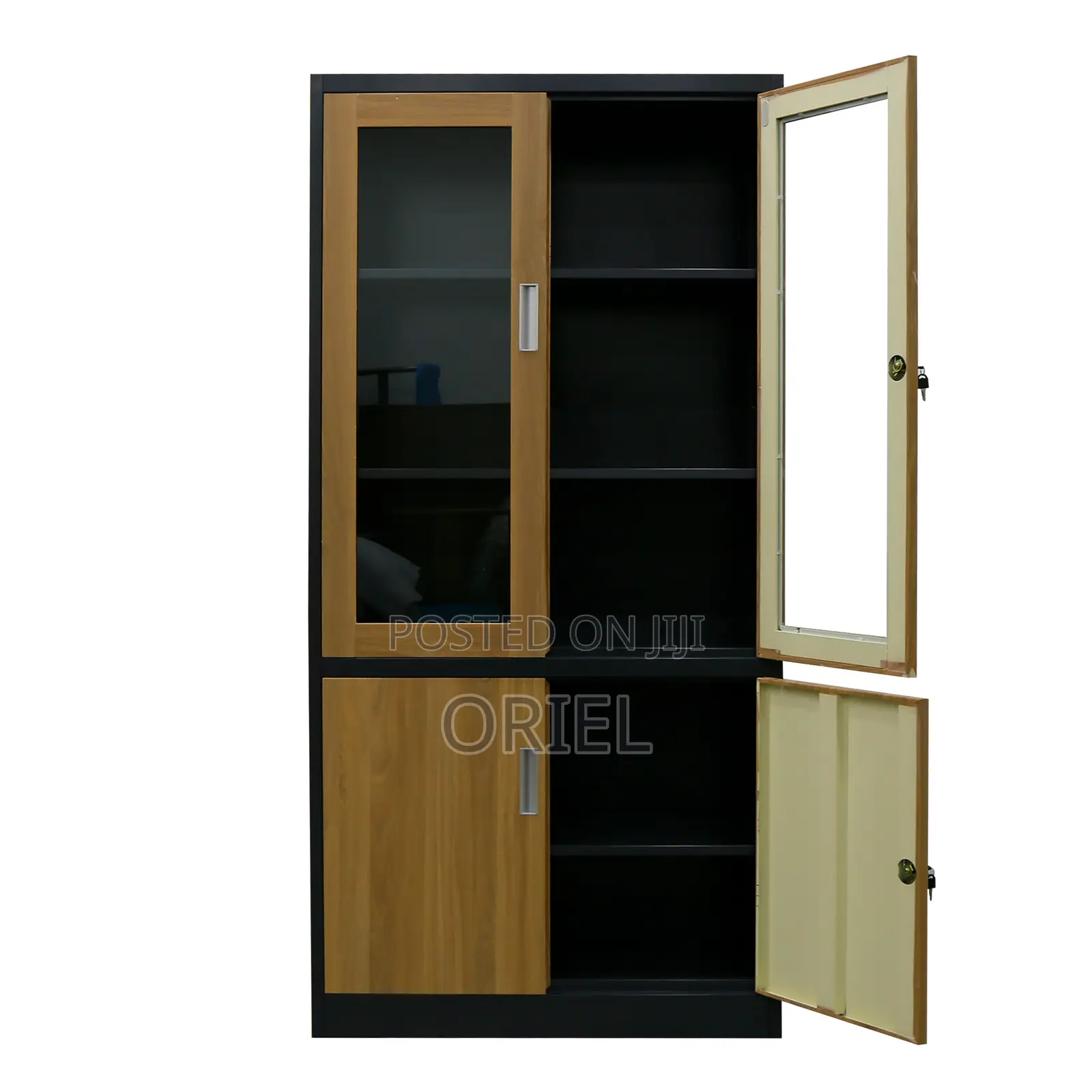 Modern Office Cabinet : 2-door Wooden Filing Office Storage Cabinet